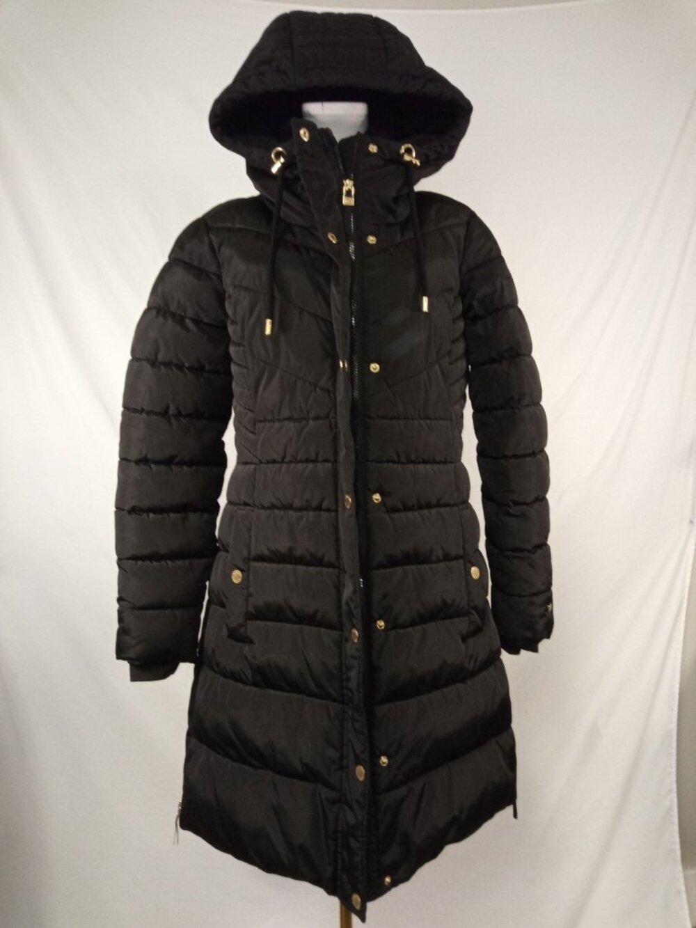 Tommy Hilfiger Women's Black Puffer Coat Sz. M